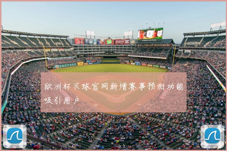 欧洲杯买球官网新增赛事预测功能吸引用户